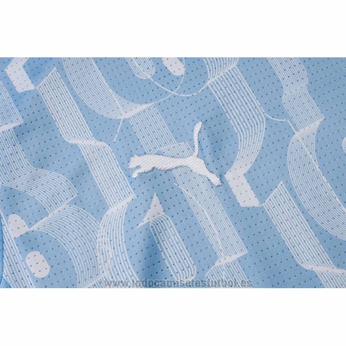 Chandal del Manchester City Manga Corta 2024-2025 Azul - Pantalon Corto